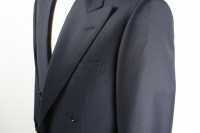 GXPWJ1 DORMEUIL生地使用 ネイビー無地ダブルジャケット[アパレル製品] ヤマモト(EXCY) サブ画像