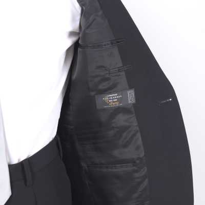 EFW-BKS イタリアCHRRUTI(チェルッティ)生地使用 略礼装 ブラックスーツ[アパレル製品] ヤマモト(EXCY) サブ画像