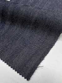 2ML2190 25SS 御幸生地 MIYUKI ヴァラエティズ VARAIETES HERRINGBONE DENIM 紺 織柄 御幸毛織(ミユキ) サブ画像