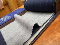 14CN1538 CANONICO MESH SUITING グレー ストライプ[生地] CANONICO(カノニコ) サブ画像