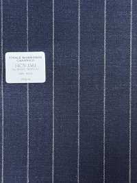 14CN1561 CANONICO 21μ RUSTIC TROPICAL ストライプ ネイビー[生地] CANONICO(カノニコ) サブ画像