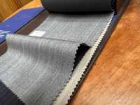 14CN-1541 CANONICO PRUNELLE グレー ストライプ[生地] CANONICO(カノニコ) サブ画像