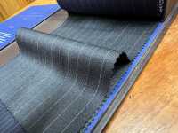 14CN-1550 CANONICO PRUNELLE ダークグレー ストライプ[生地] CANONICO(カノニコ) サブ画像
