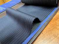 14CN-1551 CANONICO PRUNELLE ブラック ストライプ[生地] CANONICO(カノニコ) サブ画像