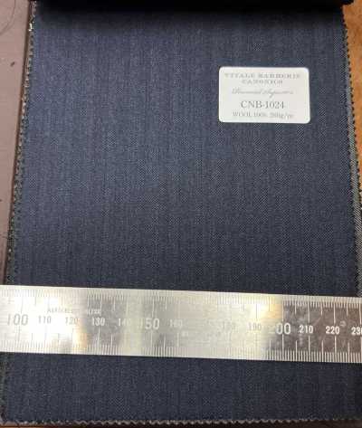 CNB1024 CANONICO(カノニコ) 定番 Super110's PERENNIAL 紺 シャドーストライプ