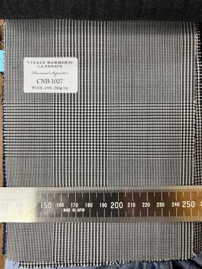 CNB1027 CANONICO(カノニコ) 定番 Super110's PERENNIAL グレンチェック