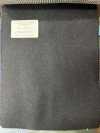 CNB2001(黒) CANONICO(カノニコ) 定番 WOOLEN FLANNEL 黒 無地
