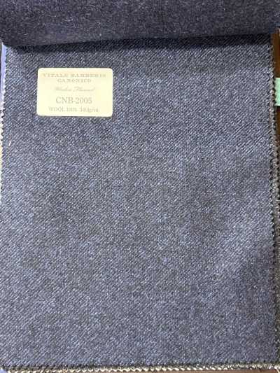 CNB2005 CANONICO(カノニコ) 定番 WOOLEN FLANNEL 青 無地