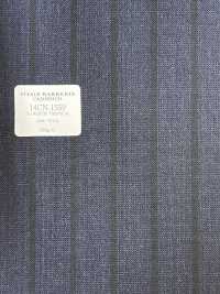 14CN1559 CANONICO 21μ RUSTIC TROPICAL ストライプ ダークブルー[生地] CANONICO(カノニコ) サブ画像