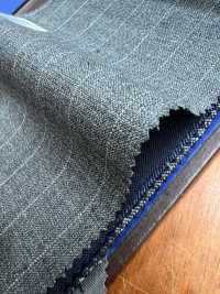 14CN1564 CANONICO 21μ RUSTIC TROPICAL ストライプ ダークグレー[生地] CANONICO(カノニコ) サブ画像