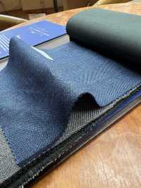 14CN1573 CANONICO LI/60 W/40 ブルー ヘリンボーン[生地] CANONICO(カノニコ) サブ画像