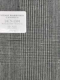 14CN1594 CANONICO 21 micron Wool & Linen ダークグリーン グレンチェック[生地] CANONICO(カノニコ) サブ画像