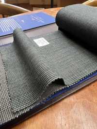 14CN1594 CANONICO 21 micron Wool & Linen ダークグリーン グレンチェック[生地] CANONICO(カノニコ) サブ画像