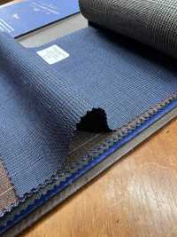 14CN1596 CANONICO 21 micron Wool & Linen グレンチェック ブルー[生地] CANONICO(カノニコ) サブ画像