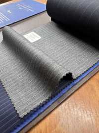 14CN1604 CANONICO PRUNELLE グレー ストライプ[生地] CANONICO(カノニコ) サブ画像