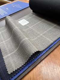 14CN1609 CANONICO Super 120’s Tropical グレー ウィンドペン[生地] CANONICO(カノニコ) サブ画像