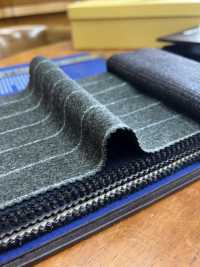 54CN5103 CANONICO(カノニコ) ORIGINAL WOOLEN FLANNEL ストライプ グレー[生地] CANONICO(カノニコ) サブ画像