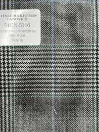 54CN5116 CANONICO(カノニコ) TRADITIONAL WORSTED 21μ プリンスオブウェールズチェック グレー[生地] CANONICO(カノニコ) サブ画像