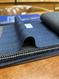 54CN5119 CANONICO(カノニコ) TRADITIONAL WORSTED 21μ オルタネイトストライプ ブルー[生地] CANONICO(カノニコ) サブ画像