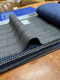 54CN5120 CANONICO(カノニコ) TRADITIONAL WORSTED 21μ オルタネイトストライプ 薄茶[生地] CANONICO(カノニコ) サブ画像