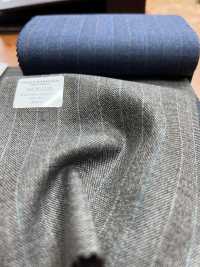 54CN5120 CANONICO(カノニコ) TRADITIONAL WORSTED 21μ オルタネイトストライプ 薄茶[生地] CANONICO(カノニコ) サブ画像