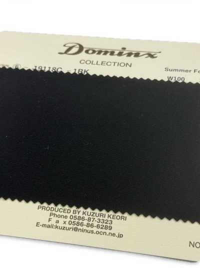 19118A-1BK フォーマル DOMINX(ドミンクス) スタンダードコレクション SP100'S+カシミア タッサー 黒