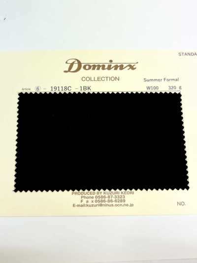 19118C Summer Formal DOMINX(ドミンクス) スタンダードコレクション タッサー 黒
