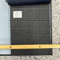 56458-54 25SS BEST SELECTION 【N-STRETCH】 エヌストレッチ グレー チェック[生地] 国島株式会社 サブ画像