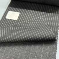 02421-10 25SS BEST SELECTION 【traditional fabric】チョークストライプ 黒[生地] 国島株式会社 サブ画像