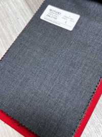 2ML3150 26AW 御幸生地 MIYUKI エッセンシャルズ ESSENTIALS STRETCH TWILL ミディアムグレー 無地 御幸毛織(ミユキ) サブ画像