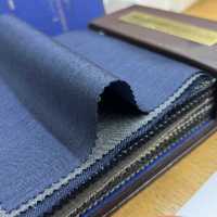 15CN1501 CANONICO(カノニコ) WOOL&SILK DOUBLE WARP 紺 ヘリンボーン[生地] CANONICO(カノニコ) サブ画像