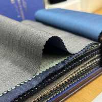 15CN1502 CANONICO(カノニコ) WOOL&SILK DOUBLE WARP グレー ヘリンボーン[生地] CANONICO(カノニコ) サブ画像