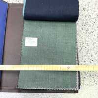 15CN1505 CANONICO(カノニコ) LINEN&21μ WOOL SUITING 緑 ヘリンボーン[生地] CANONICO(カノニコ) サブ画像