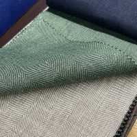 15CN1505 CANONICO(カノニコ) LINEN&21μ WOOL SUITING 緑 ヘリンボーン[生地] CANONICO(カノニコ) サブ画像
