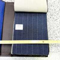 15CN1510 CANONICO カノニコ 21μ WOOL&LINEN TROPICAL ピンストライプ 淡青[生地] CANONICO(カノニコ) サブ画像
