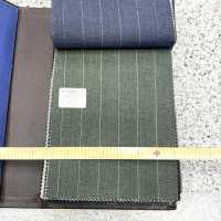 15CN1511 2025SS CANONICO カノニコ 21μ WOOL&LINEN TROPICAL 緑 ペンシルストライプ[生地] CANONICO(カノニコ) サブ画像