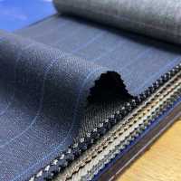 15CN1536 CANONIC カノニコ 21μ RUSTIC TROPICAL ペンシルストライプ 紺[生地] CANONICO(カノニコ) サブ画像