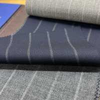15CN1539 CANONIC カノニコ 21μ RUSTIC TROPICAL チョークストライプ 紺[生地] CANONICO(カノニコ) サブ画像