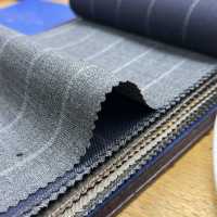 15CN1540 2025SS CANONIC カノニコ 21μ RUSTIC TROPICAL ペンシルストライプ グレー[生地] CANONICO(カノニコ) サブ画像