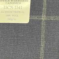 15CN1541 CANONIC カノニコ 21μ RUSTIC TROPICAL 紺 ウィンドウペン[生地] CANONICO(カノニコ) サブ画像