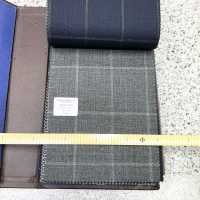 15CN1542 CANONIC カノニコ 21μ RUSTIC TROPICAL グレー ウィンドウペン[生地] CANONICO(カノニコ) サブ画像