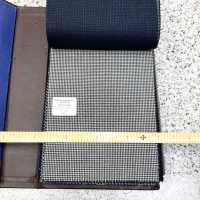 15CN1544 CANONIC カノニコ 21μ RUSTIC TROPICAL ハウンドトゥース 白黒[生地] CANONICO(カノニコ) サブ画像