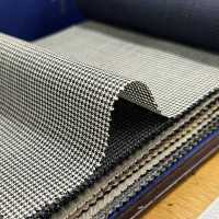 15CN1544 CANONIC カノニコ 21μ RUSTIC TROPICAL ハウンドトゥース 白黒[生地] CANONICO(カノニコ) サブ画像