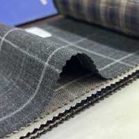 15CN1573 CANONIC カノニコ WOOL SILK&LINEN TROPICAL ウィンドペン グレー[生地] CANONICO(カノニコ) サブ画像
