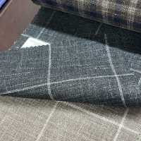 15CN1573 CANONIC カノニコ WOOL SILK&LINEN TROPICAL ウィンドペン グレー[生地] CANONICO(カノニコ) サブ画像