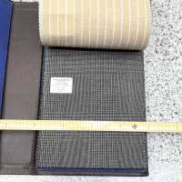 15CN1580 CANONIC カノニコ 21μ WOOL&LINEN TROPICAL 茶 グレンチェック[生地] CANONICO(カノニコ) サブ画像