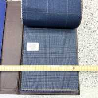 15CN1589 CANONIC カノニコ TROPICAL CHINE グレンチェック 青[生地] CANONICO(カノニコ) サブ画像