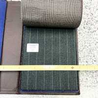 15CN1591 CANONIC カノニコ TROPICAL CHINE チョークストライプ グレー[生地] CANONICO(カノニコ) サブ画像