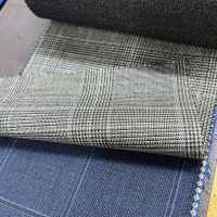 15CN1595 CANONIC カノニコ 21μ RUSTIC TROPICAL グレンチェック グレー[生地] CANONICO(カノニコ) サブ画像