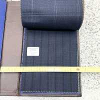 15CN1597 CANONIC カノニコ 21μ RUSTIC TROPICAL ストライプ 紺[生地] CANONICO(カノニコ) サブ画像